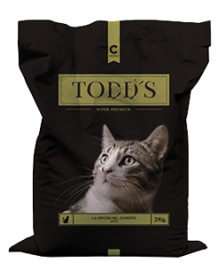 Todds Gato 3kg Alimento gato todas las etapas