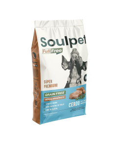 Soulpet Grain Free 10kg  Alimento Súper Premium sin pollo para perros todas las etapas