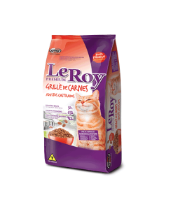 LeRoy Alimento Gato Adulto Esterilizado Sabor Carne 10kg