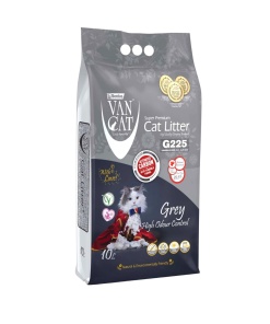 VanCat  Arena Sanitaria Super Premium Grey sin perfume 10L