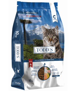 Todds Gato 3 - 10kg  Alimento premium para gato todas las etapas