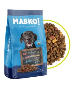 Masko Can Adulto Carne y Cereales